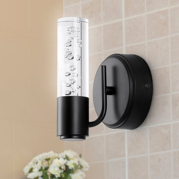 Bolha Minimalist Modern Bubble Acrylic/Iron Integrated LED Vanity Light